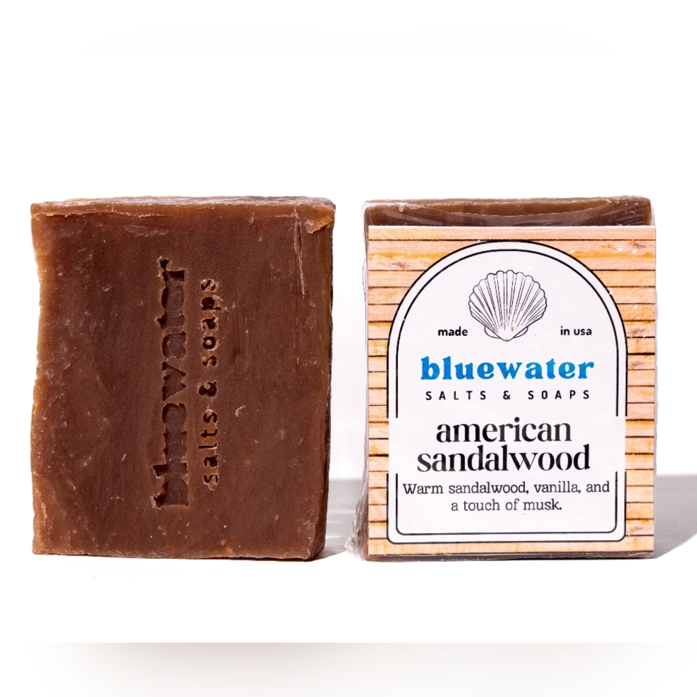 (1) Natural "Sandalwood" Luxury Soap Bar 🫧🧼🫧